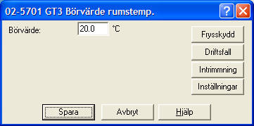 Användarmanual BAS2 styr Sidan 21 Regulator Regulatorerna i BAS2 kan användas på många olika sätt, vilket gör att dialogrutorna för dessa kan se olika ut.