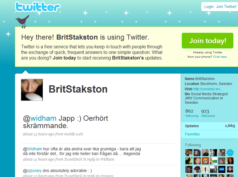 Appendix 7 Twitter Brit Stakston