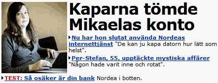 3 (7) MSN Jag undersöker msn.com och finner att servern ligger nära en plats som kallar sig El Dorado. Det kan handla om en lycksökare och jag trycker på phishingknappen.