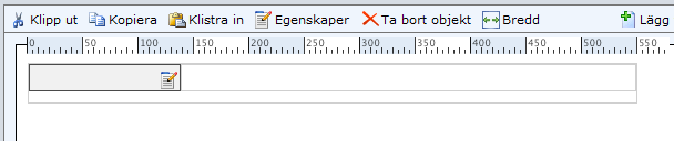 Manual 51 Verkställ ändringar. Vilka egenskaper som kan anges varierar mellan de olika elementtyperna. Läs mer under respektive elementtyp nedan.