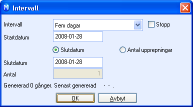 OFFERT Så här skapar du en offert från en gruppoffert: 1. Klicka på knappen Offert i verktygsfältet. Guidens första fönster öppnas. 2. Guiden tar dig genom alla nödvändiga inställningar och urval.