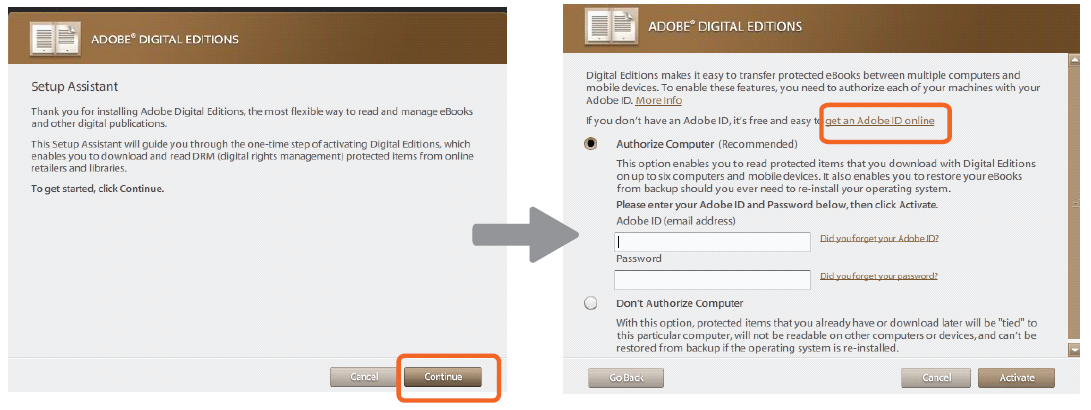 9 Användarmanual TrekStor Liro Color Att importera DRM-innehåll Liro Color stödjer Adobe DRM-innehåll resp. Adobe DRM skyddade e-böcker.