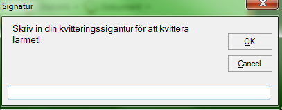 Larm Larmobjektet visar aktuell larmstatus.