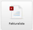 Fakturalista För att få ut en lista på samma sätt som visningen i fliken Fakturering klickar du på knappen Fakturalista.