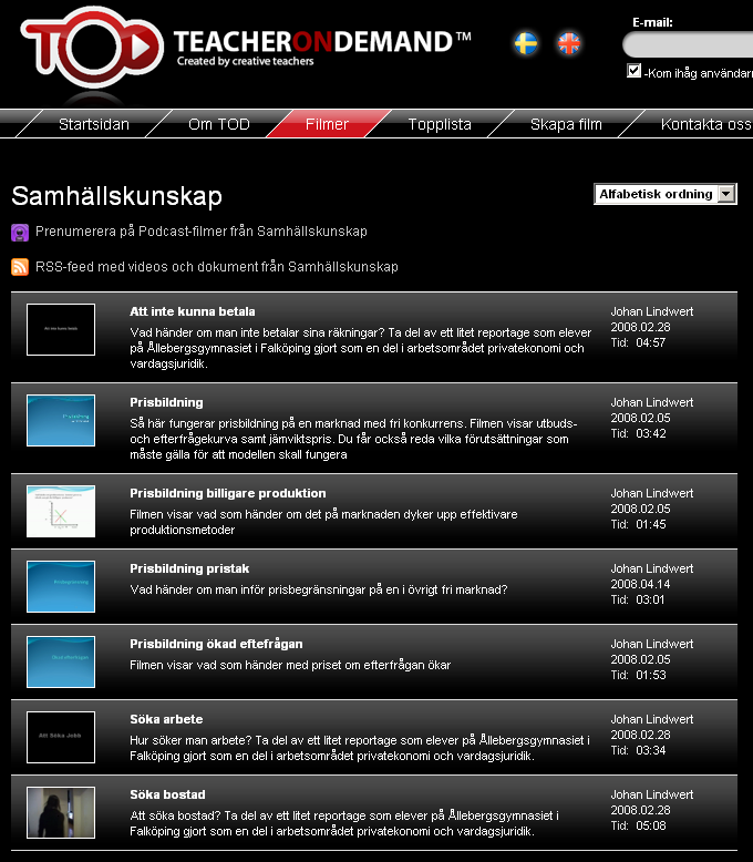 Antag nu att vi vill analysera marknaden för en viss vara till exempel saxar. Den marknaden består av två sidor; konsumenter och producenter.