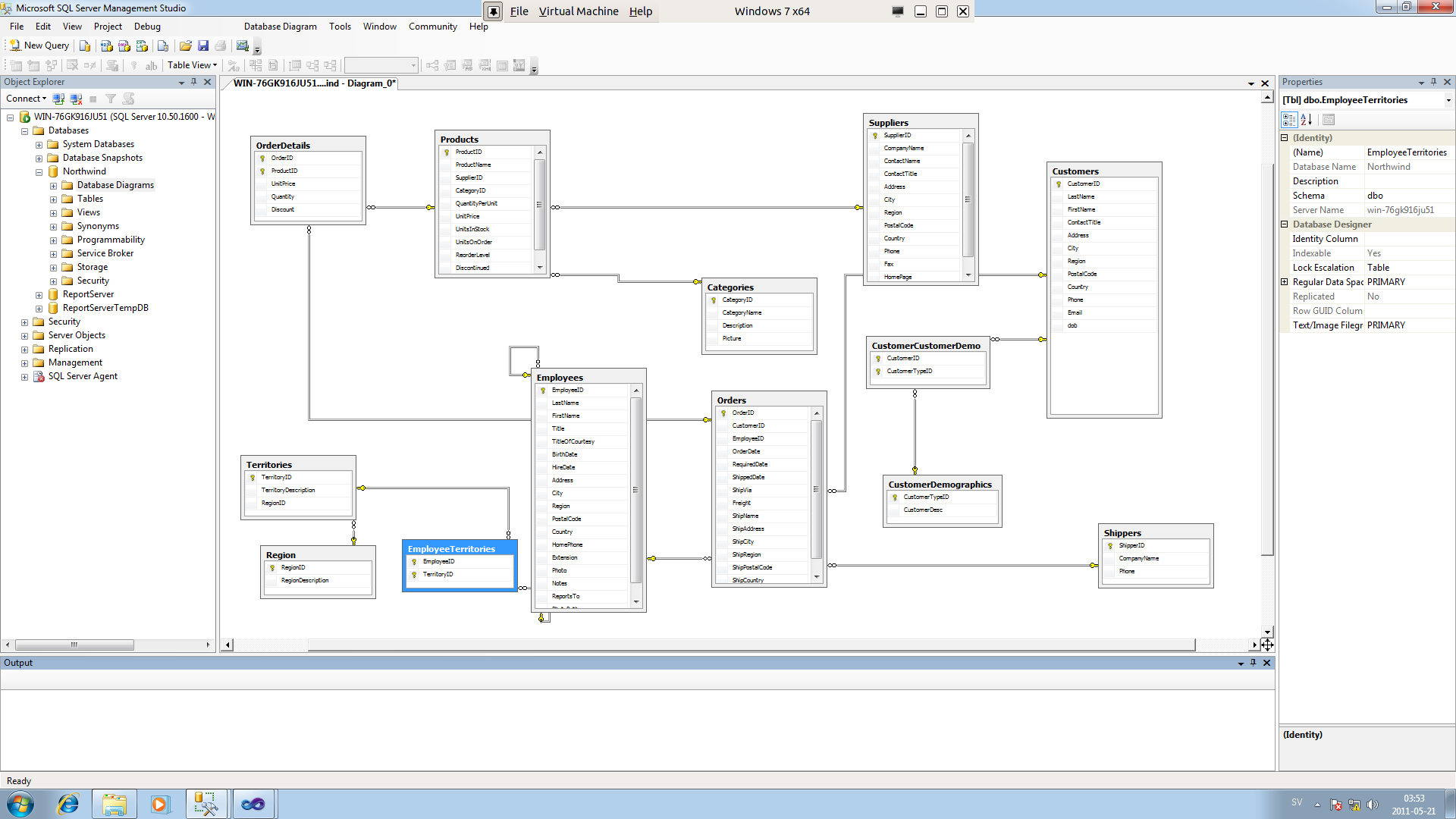 4.2 SQL Server 2008 R2 Första steget i upprättandet av utvecklingsmiljön var att installera en Microsoft SQL Server 2008 R2 då detta är vad som används för SMB:s databas.