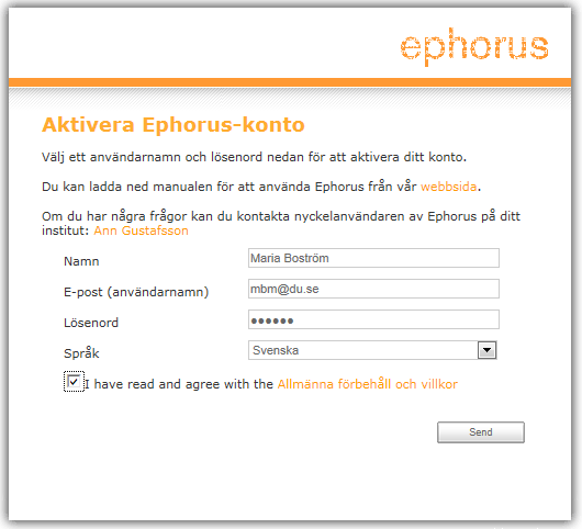 Hur ska jag göra för att börja jobba med Ephorus? Kontakta NGL-Centrum så att de skapar ett Ephorus konto till dig.