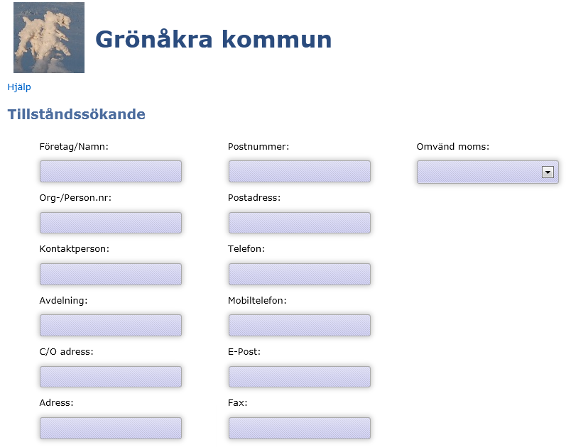 2 Den publika delen Ansökan, Grävrapport och Allmänhetens information Den publika delen avser de delar av Schakt som är åtkomligt utan inloggning.