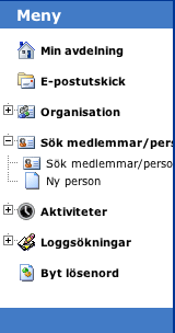 TIPS! När det gäller yngre medlemmar som inte har en egen e-post eller mobilnummer kan det vara en bra idé att lägga in målsmans uppgifter istället.