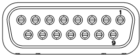 PRODUKTBESKRIVNING Pin Typ Beskrivning/funktion 1 Ingång Skrivarsignal Utskriften löses ut via signalingången. Signalens impulslängd måste ligga mellan minst 10 ms och högst 40 ms.