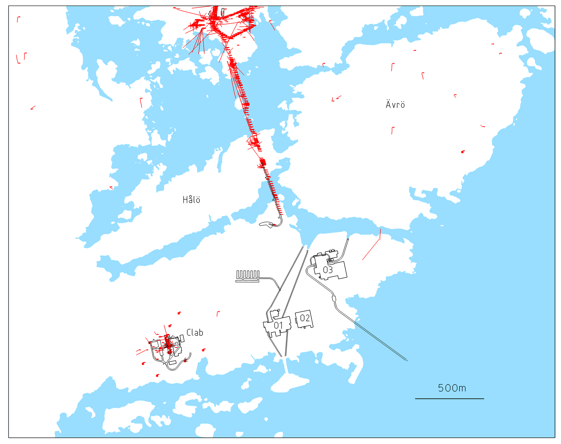 $33(1',;$ %RUHKROHV Figures A-1 to A-3 are intended to illustrate the general distribution of borehole investigation work that has been carried out in the project area to date.