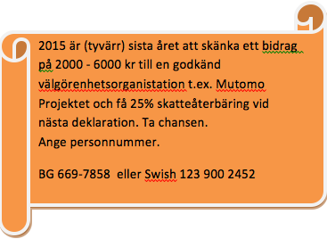 Årsmöte på Grand Hotel Hörnan 19 mars. Ett 40-tal medlemmar var där och fick bl.a. höra First Councelor Robert Wasike från kenyanska ambassaden berätta om KENYA TODAY.