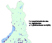 3 Levnadsförhållanden på öarna 3.1 Antalet öar Utredningen visar att det i Finland finns 551 permanent bebodda öar utan fast vägförbindelse i 112 kommuner. Totalt bor det 8 706 personer på dessa öar.