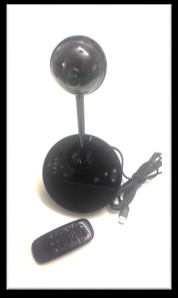Konferenskamera Logitech BCC950 Konferenskamera med inbyggd mikrofon och högtalare. Kameran kan monteras direkt på grundenheten eller på en ca 15 cm hög förlängningspinne.