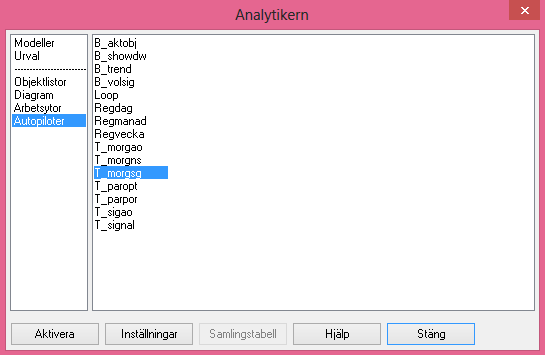 Att arbeta med Vikingen Trading VIKINGEN TRADING Förberedelser 1. Skapa en objektlista med dina aktier och döp den till Portfölj 2. Skapa en objektlista med det du vill bevaka, t.ex.