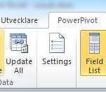 Installation/Uppdatering Installera Excel 2010 och PowerPivot Skapa en katalog med lämpligt namn där Exceldokumentet (filen) placeras.