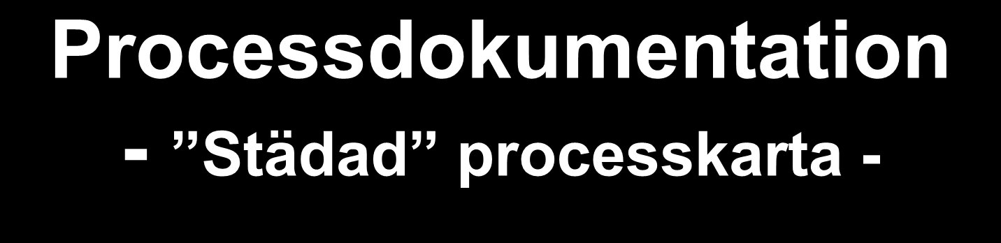 Externt Centralt Förvaltning Processdokumentation - Städad processkarta - Manuell utbetalning till anställd avseende kompensation för kontantköp - Centralt Kontant betalning genomförd av anställd