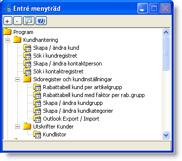 Entré Kundregister Kundregistret är ett centralt register i Entré och används bl.