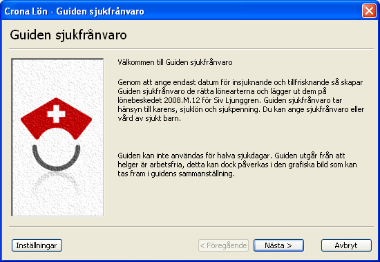 Förenklad löneregistrering Çrona Lön Handbok II I den första delen av guiden ska du då ange datum för resan samt vem och vilket företag du har besökt.