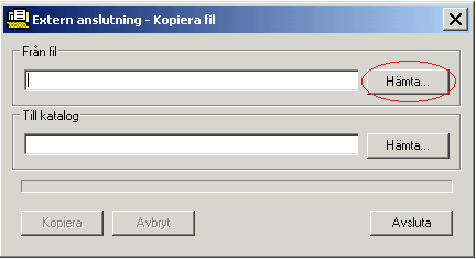 6 Exportera/Importera fil med EACopy En kort instruktion hur man enkelt använder sig av EACopy för att föra över filer mellan Trafikverkets it-miljö och sin egen PC eller tvärtom. 1.