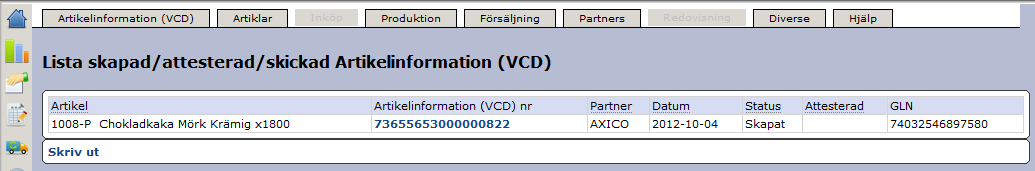 För närmare beskrivning om exakt vad de olika åtgärderna innebär bör ni titta i GS1 handledning för varucertifikat. Den når ni enklast via den länk som finns på sidan.