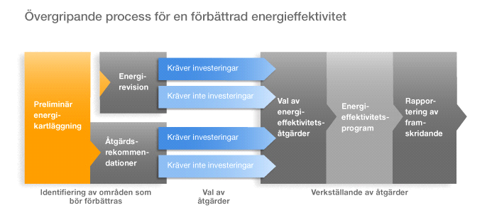 Resultaten av kartläggningen inkluderade rekommendationer för åtgärder på företags- och/eller enhetsnivå.