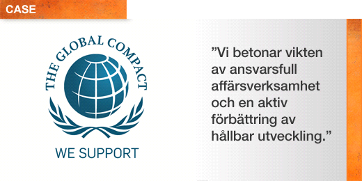 Wärtsilä deltar i FN:s initiativ Global Compact År 2009 undertecknade Wärtsilä Förenta nationernas initiativ Global Compact och registrerades som deltagare av FN:s Global Compact-nätverk.