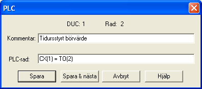 Konfigureringsmanual BAS2 styr Sidan 61 PLC I BAS2 används en enkel form av logisk programmering, kallad PLC. Den används för att koppla ihop olika funktions- och I/O-objekt med varandra.