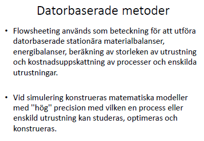 Sida 21 Flera olika modeller finns för höga molaliteter. Svårigheter med blandningar av elektrolyter interaktionsparametrar. Temperaturberoende?