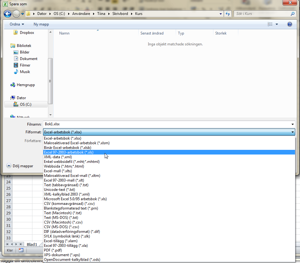 Dokument i äldre version Försöker du öppna exempelvis en.xlsx-fil i en äldre version kan du råka ut för att det inte lyckas.