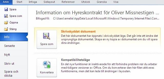 När du t ex markerar en text i Word visas ett diskret verktygsfält med formateringsalternativ som aktiveras om du klickar i det.