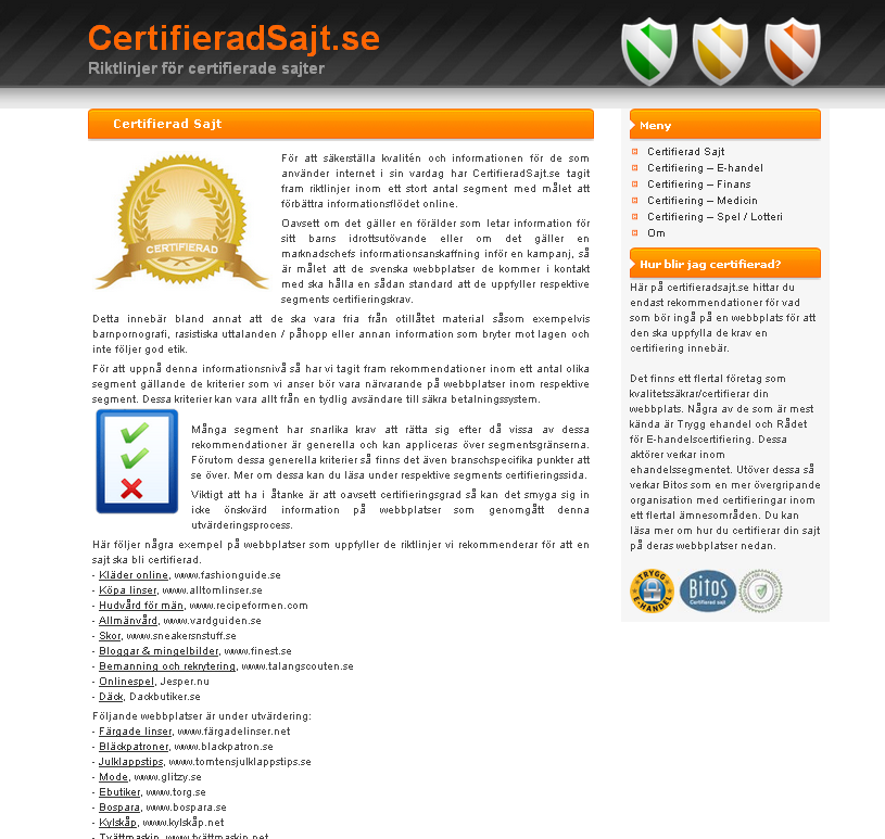 Certifieradsajt.