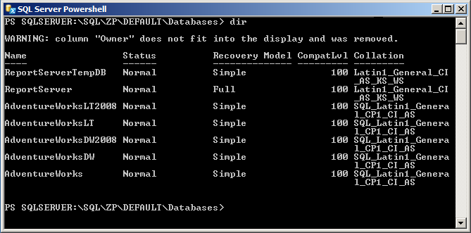 Mircosoft SQL Server 2008 inkluderar en provider som ger oss tillgång till SQLServer.