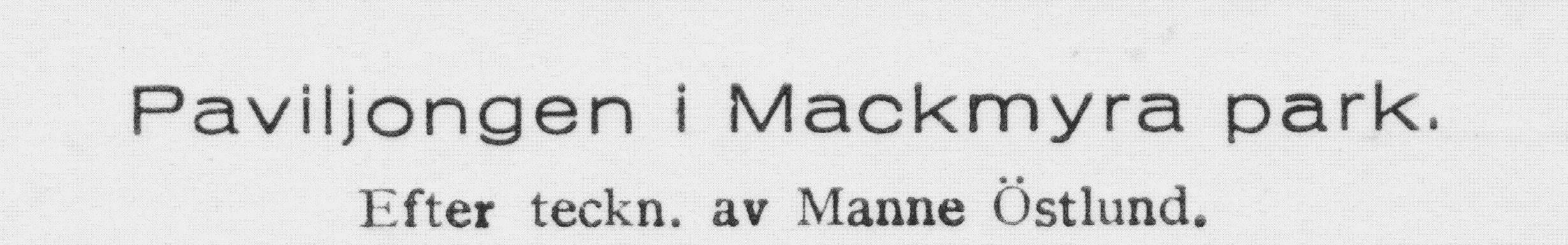MACKMYRA BRUK förrän sent på hösten. Men vilket år de började bo sommartid på Mackmyra är oklart.