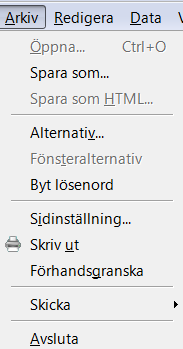 användning för när en rapport inte har gått igenom korrekt. Då kan du enkelt se här om du har råkat ange någon parameter felaktigt.