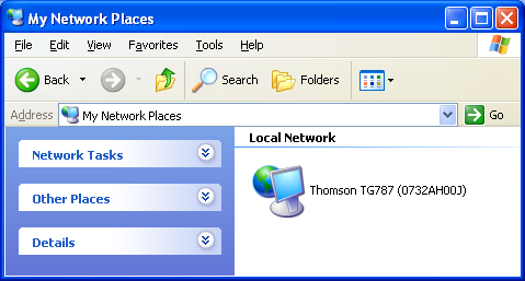 4 Få ut mesta möjliga av Thomson Gateway 4.3.1 Få tillgång till Thomson Gateway med UPnP Windows Vista Om datorn kör Windows Vista: 1 Klicka på Nätverk på Start-menyn i Windows.