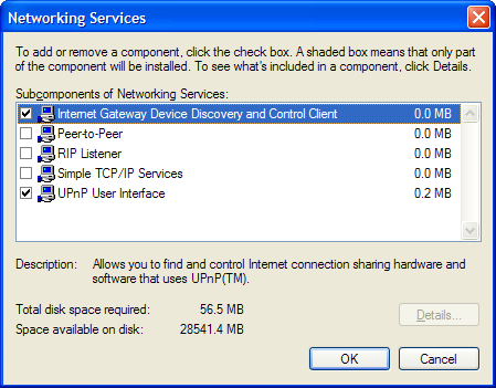 4 Få ut mesta möjliga av Thomson Gateway Lägga till Internet Gateway-enhetsupptäckning och kontroll Windows XP-systemet kan upptäcka och kontrollera Internet-gateway-enheter, till exempel Thomson