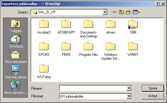 UTSKRIFT 47 SÅ HÄR EXPORTERAR (ELLER SÄKERHETSKOPIERAR) DU EN FÖRINSTÄLLNING TILL EN HÅRDDISK 1 Windows 2000: Klicka på Start, välj Inställningar och därefter Skrivare.