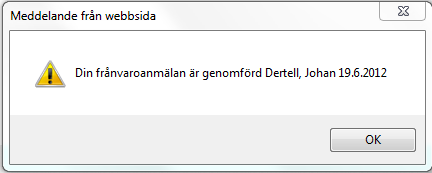 10 Frånvaroanmälan Vårdnadshavare kan anmäla frånvaro via skolwebben.