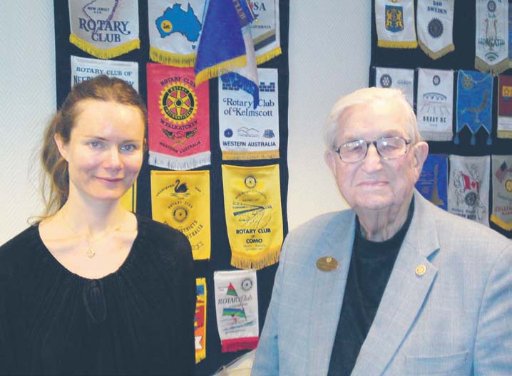 KRISTIANSTAD Rotary sida 3 Rotary genom generationer Jag ser Rotary som en viktig och intressant mötespunkt för olika professioner, säger Petra Hessung, till yrket uppskattad organist i Åhus