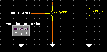 Metod och genomförande Figur 15. Mätning av amplitudmodulering från funktionsgenerator. 3.