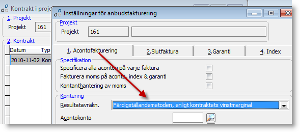 Bilaga Äldre avräkningsmodeller Avräkningsmodellerna Färdigställandemetoden, enligt kontraktets vinstmarginal och Allt balanseras alt successiv vinstavräkning är Entrés äldre modeller för avräkning i