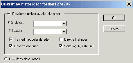 Historik på fordon I Faktura - Registervård - Fordon och fliken Historik kan man se alla historik detta fordon har varit med om på en Mekonomen verkstad.