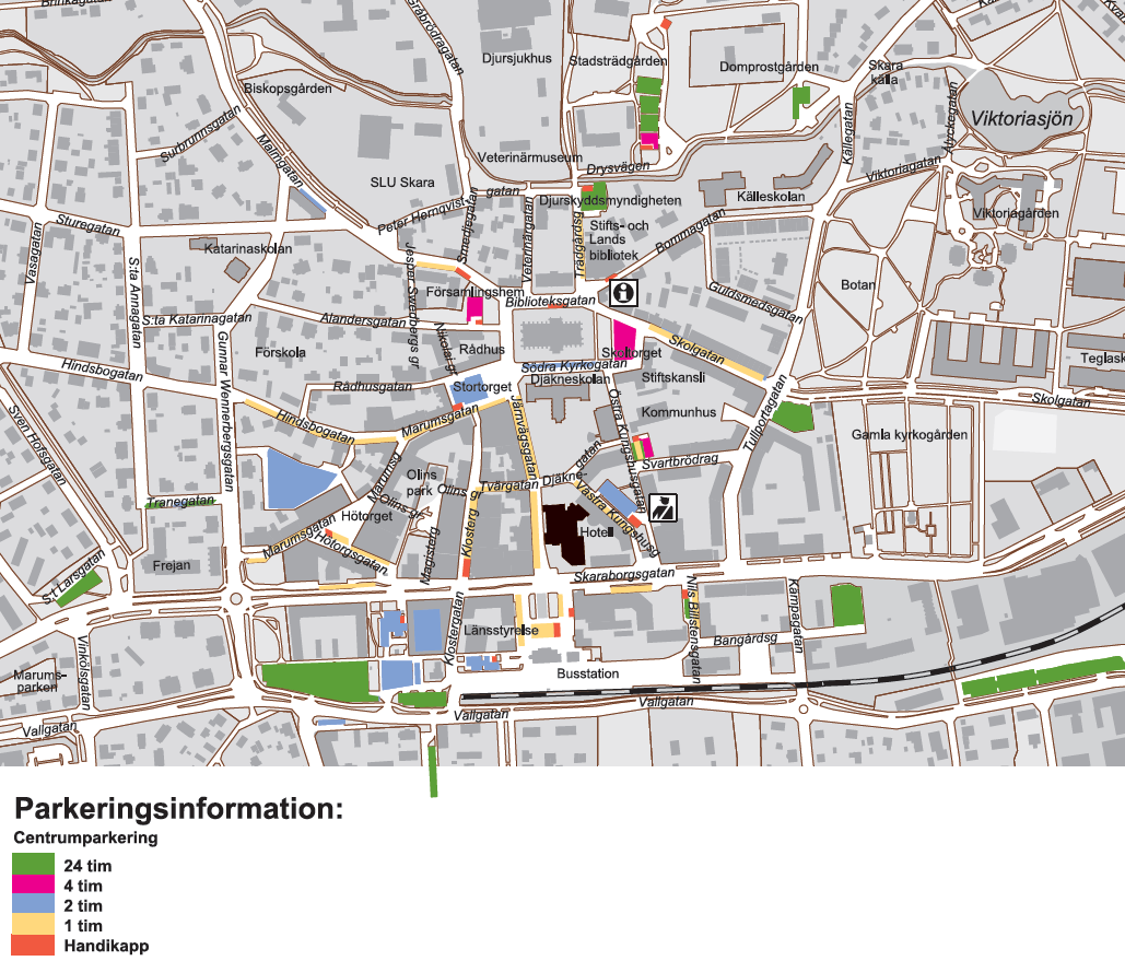 4.2 Tillgänglighet Tillgängligheten till Skara centrum är god. Det är bra skyltat från de olika infarterna till staden vilket är bra för bilburna konsumenter.