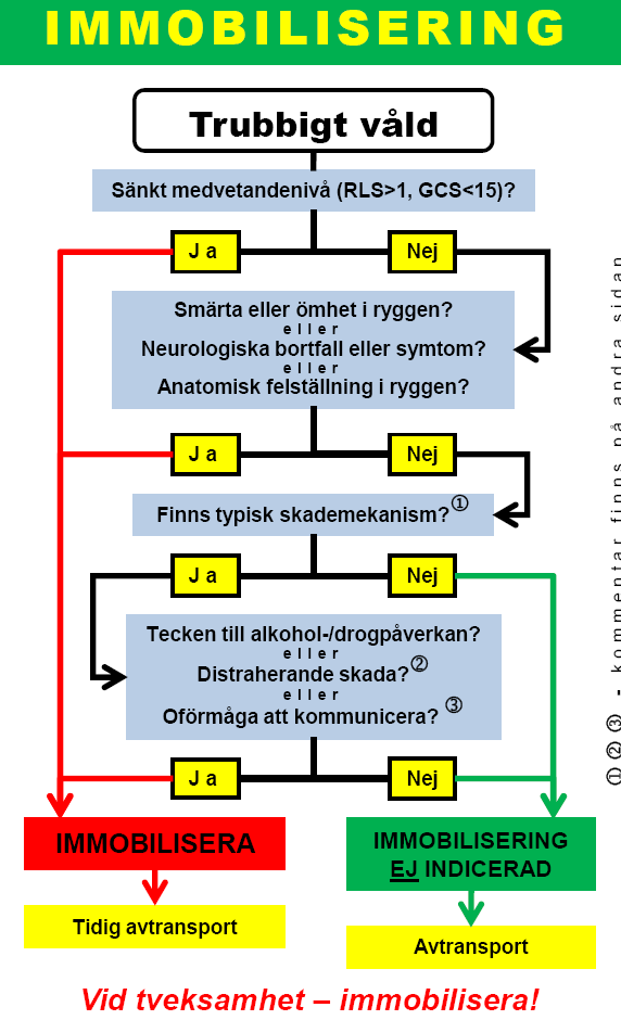 Spinal imobilisering