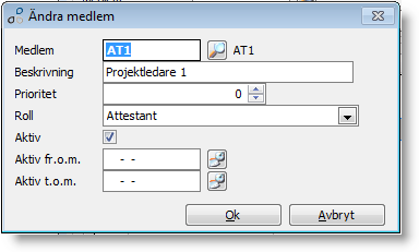 Ersättare. Inte nödvändig men m man definierar en ersättare i attestgruppen så är det den användaren sm ersätter den ursprunglige attestanten under en vald perid.