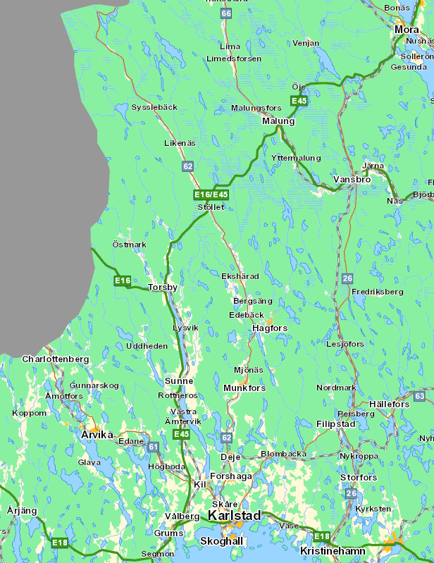11 Platsen för studien Studien utfördes i en liten by i norra Värmland som heter Sysslebäck. Sysslebäck ligger fyra mil från den norska gränsen och tillhör Torsby kommun.