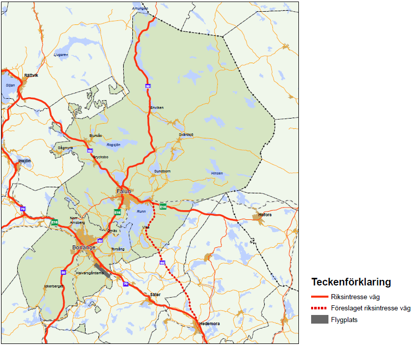 9.6 Biltrafik För att minimera transporternas klimatpåverkan ska en grundläggande utgångspunkt i FalunBorlänges samhällsplanering vara att kraftigt minska biltrafiken.