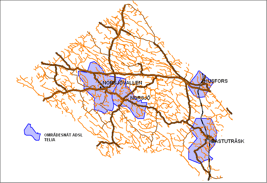 Bredbandsstrategi Norsjö kommun. 2013-2020 7.1.5 Operatörer och tjänsteutbud Alltele, Brinet, T3 och CRW är etablerade som tjänsteleverantörer i Norsjö kommuns nät.