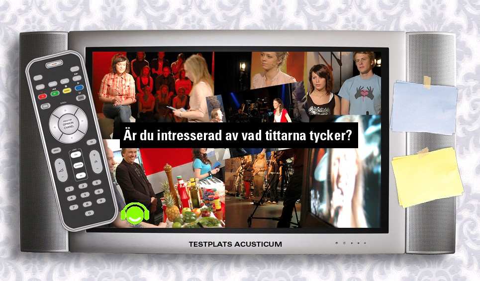 Opinion Channel Interaktiv tjänst för att mäta tittarreaktioner och upplevelser.